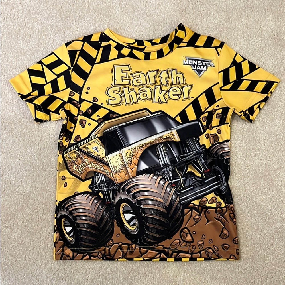 Earth Shaker Kids T-Shirt - Yellow and Black